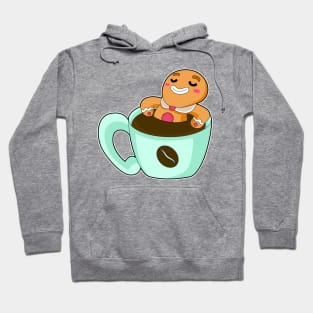 Gingerbread man Christmas Coffee Hoodie